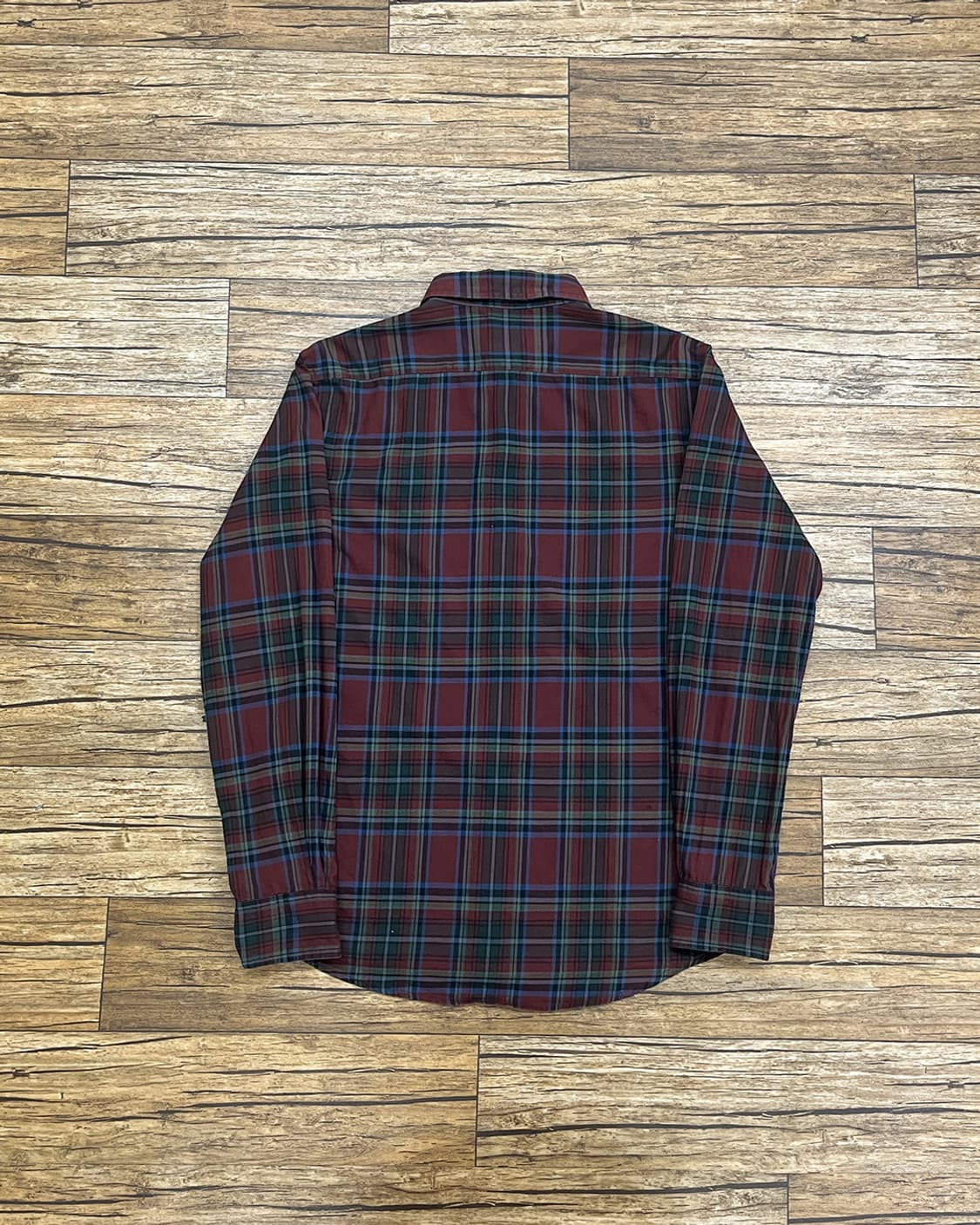 [ Secondhands ] 스파오 버건디 체크 셔츠 상품이미지2