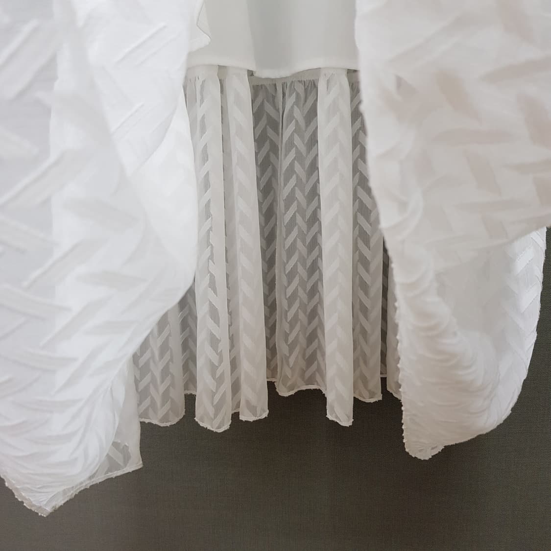 마쥬 maje 2022 브이넥 롱 티어드 원피스 S사이즈 상품이미지4