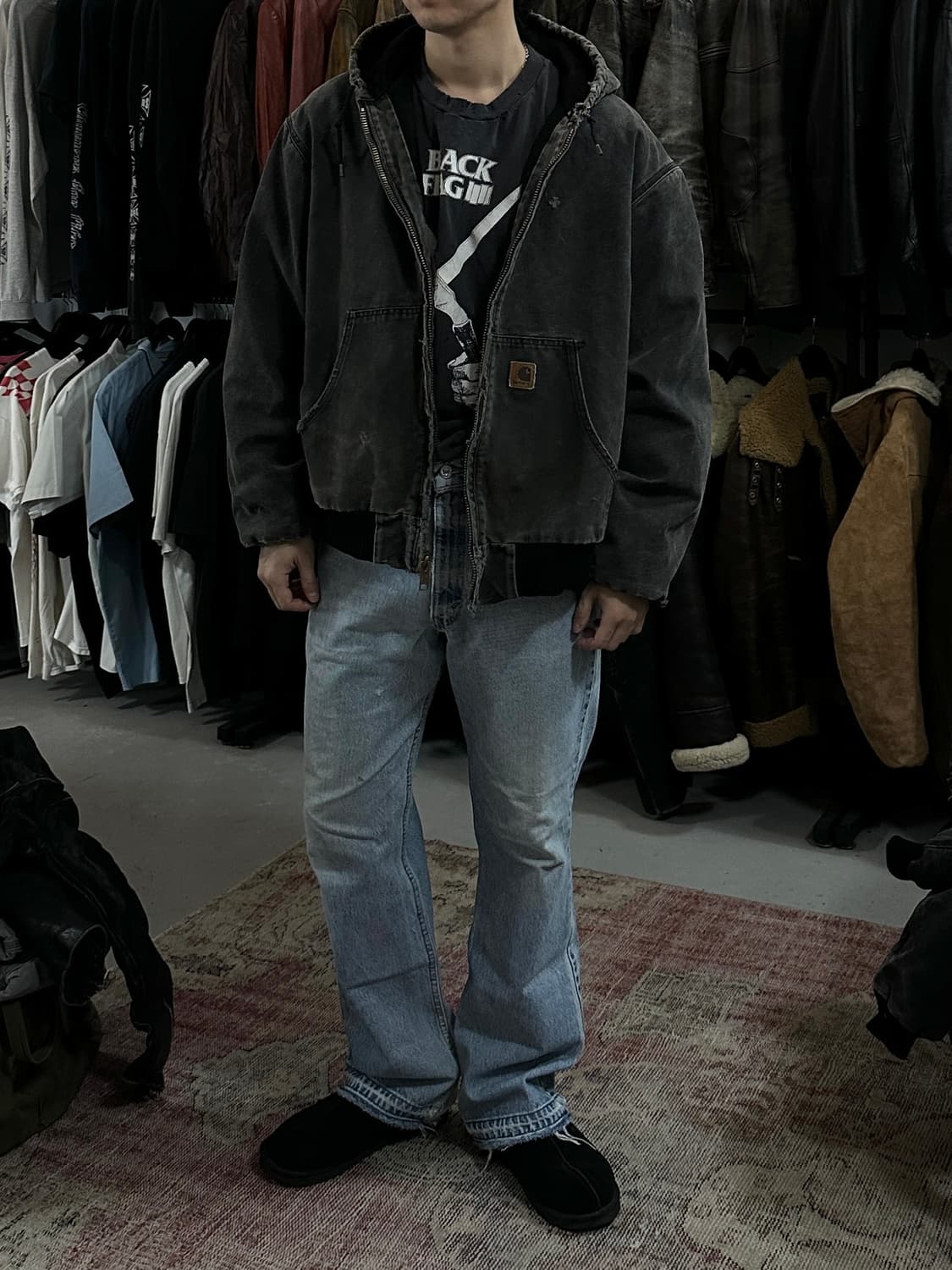 OG 칼하트 J130 액티브 자켓 칼하트 BLK 아이유 상품이미지2