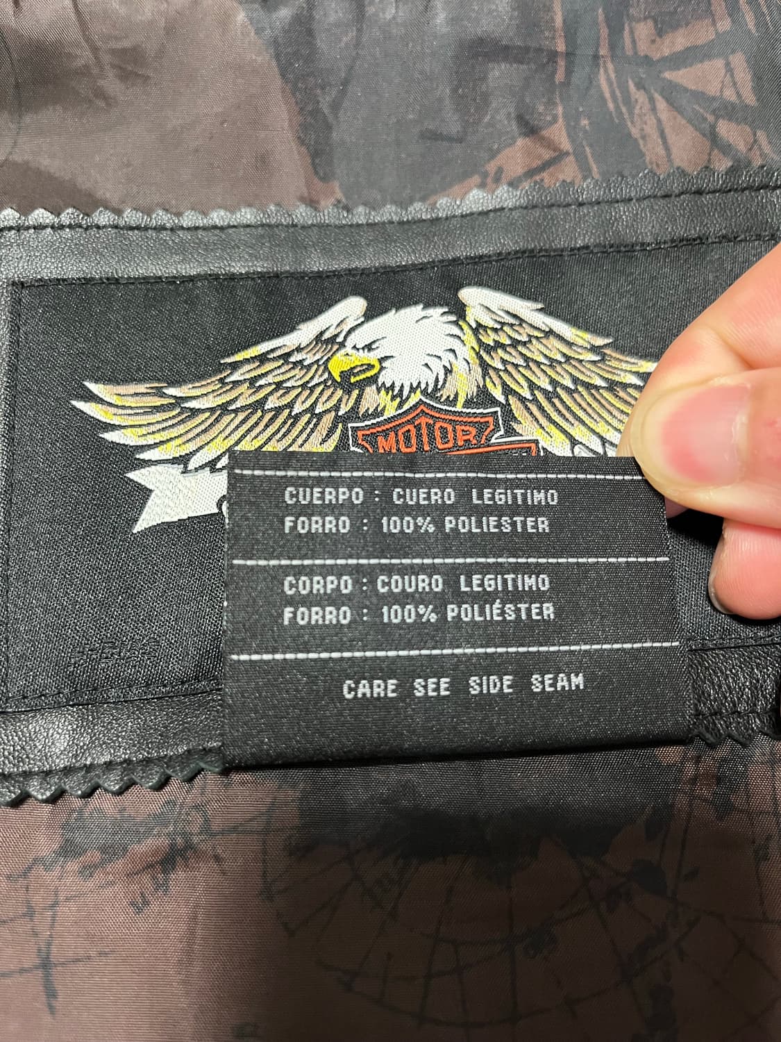 할리데이비슨 양가죽 미니멀라이더자켓 여성XL 상품이미지7