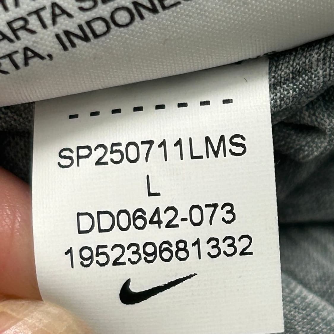 NIKE 드라이핏 롱슬리브 그레이 L 상품이미지8