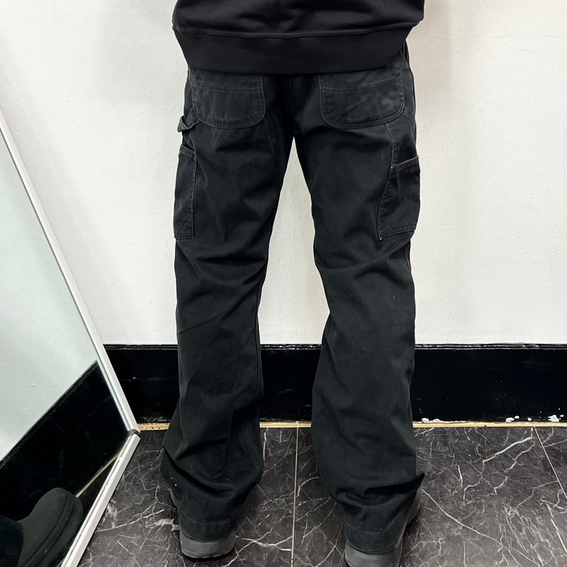 칼하트 B324-BLK 릴렉스드 워크 팬츠 블랙 상품이미지3