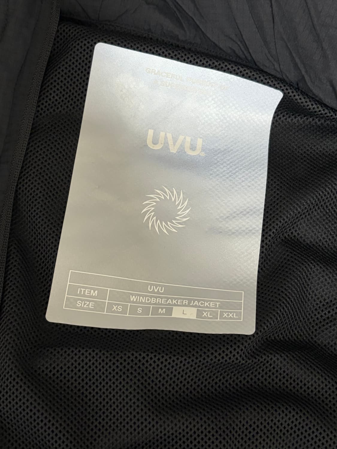 (L) UVU 울트라라이트 윈드브레이커 블랙 상품이미지3