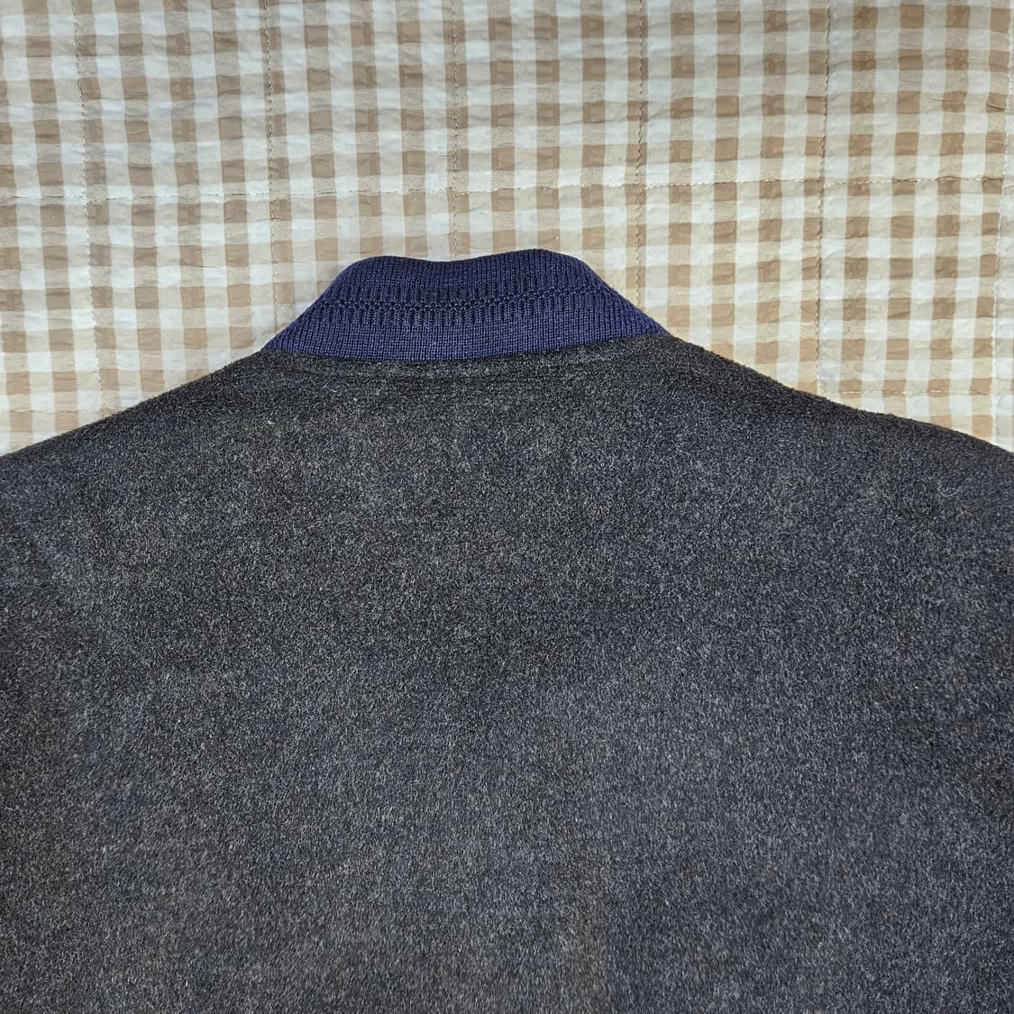 심플한 메리노울100 집업 점퍼 남자100 상품이미지8