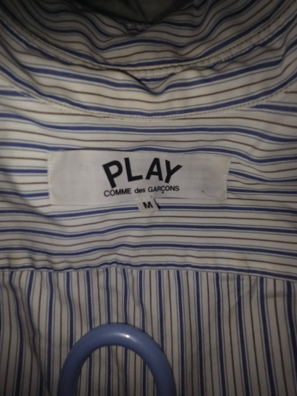 꼼데가르송 스트라이프 셔츠 남방 정품 상품이미지2