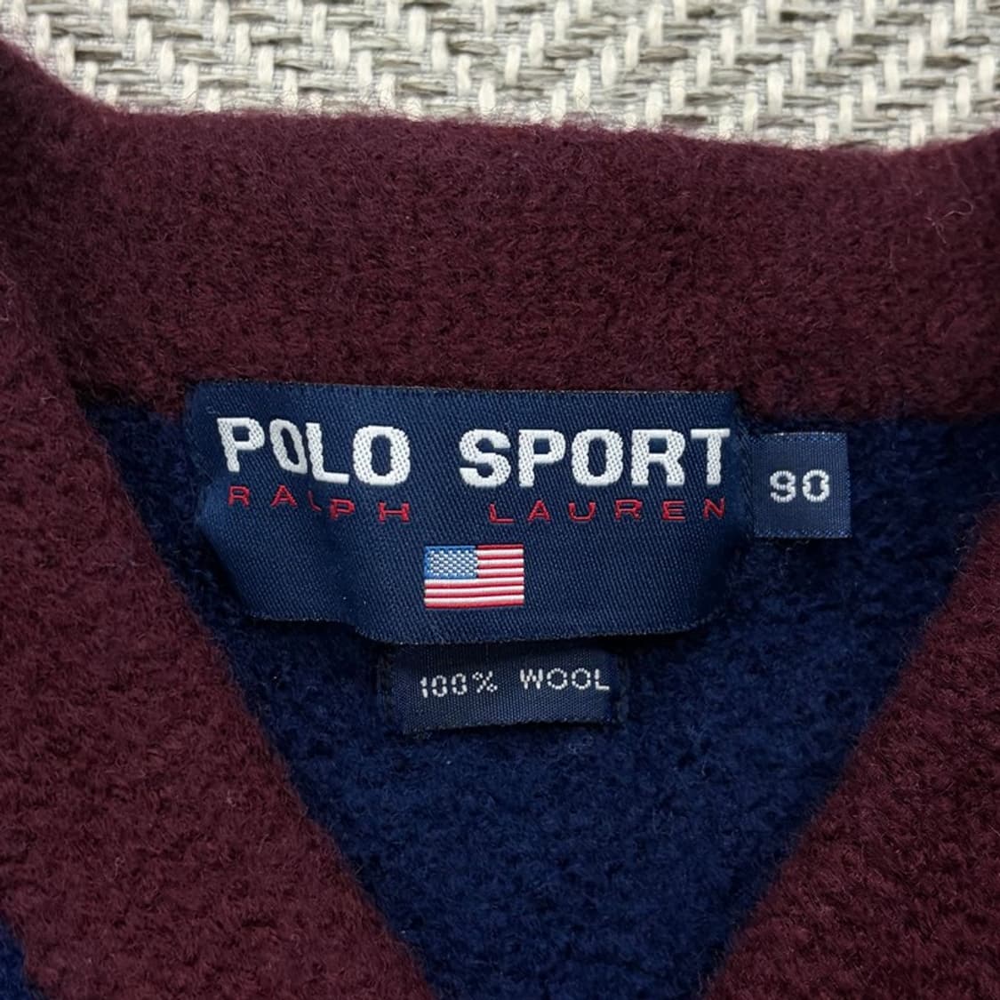 폴로 스포츠 울 브이넥 니트 v2348 상품이미지5