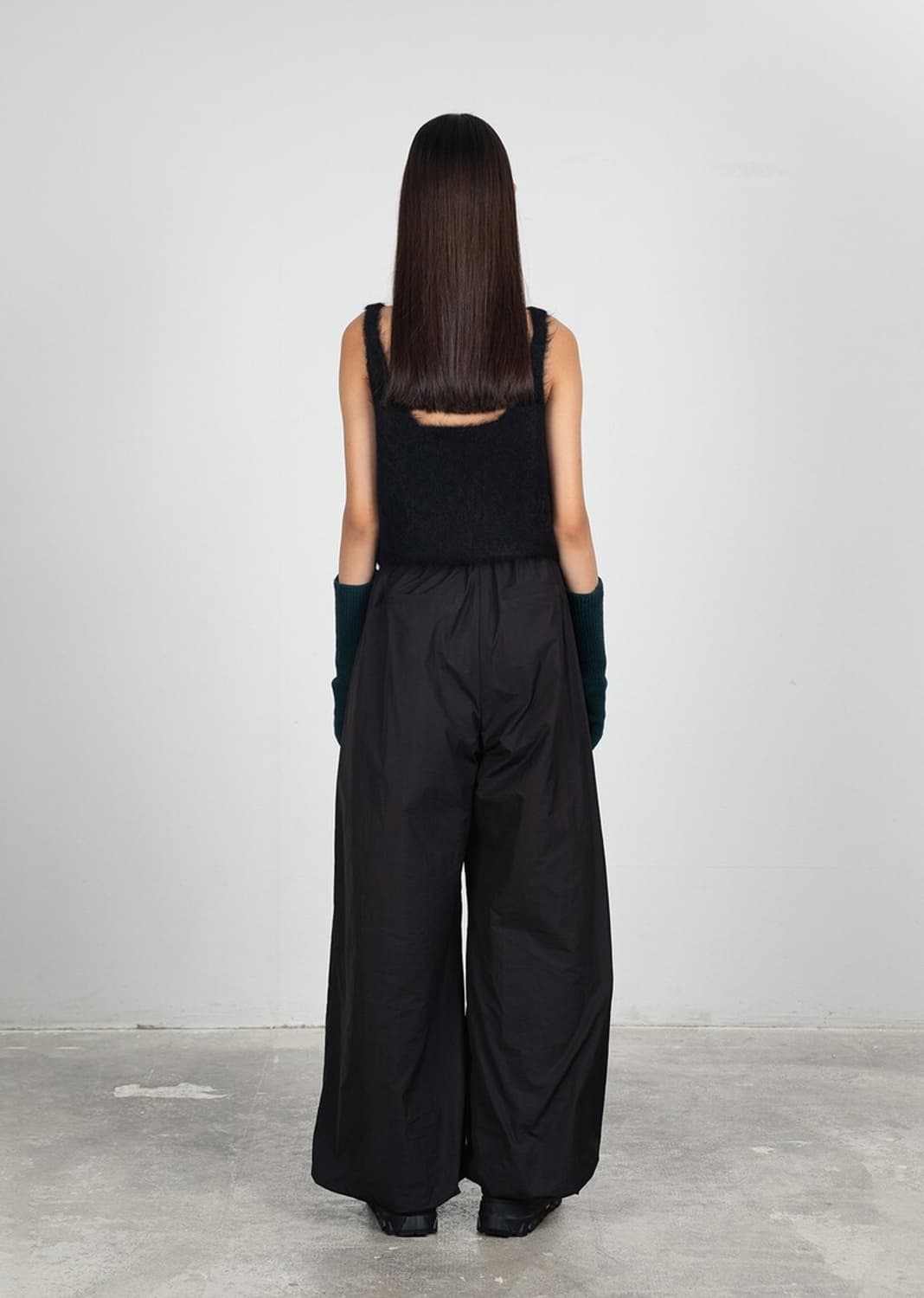 AMOMENTO 아모멘토 BALLOON BANDING PANTS 블랙 0 상품이미지3