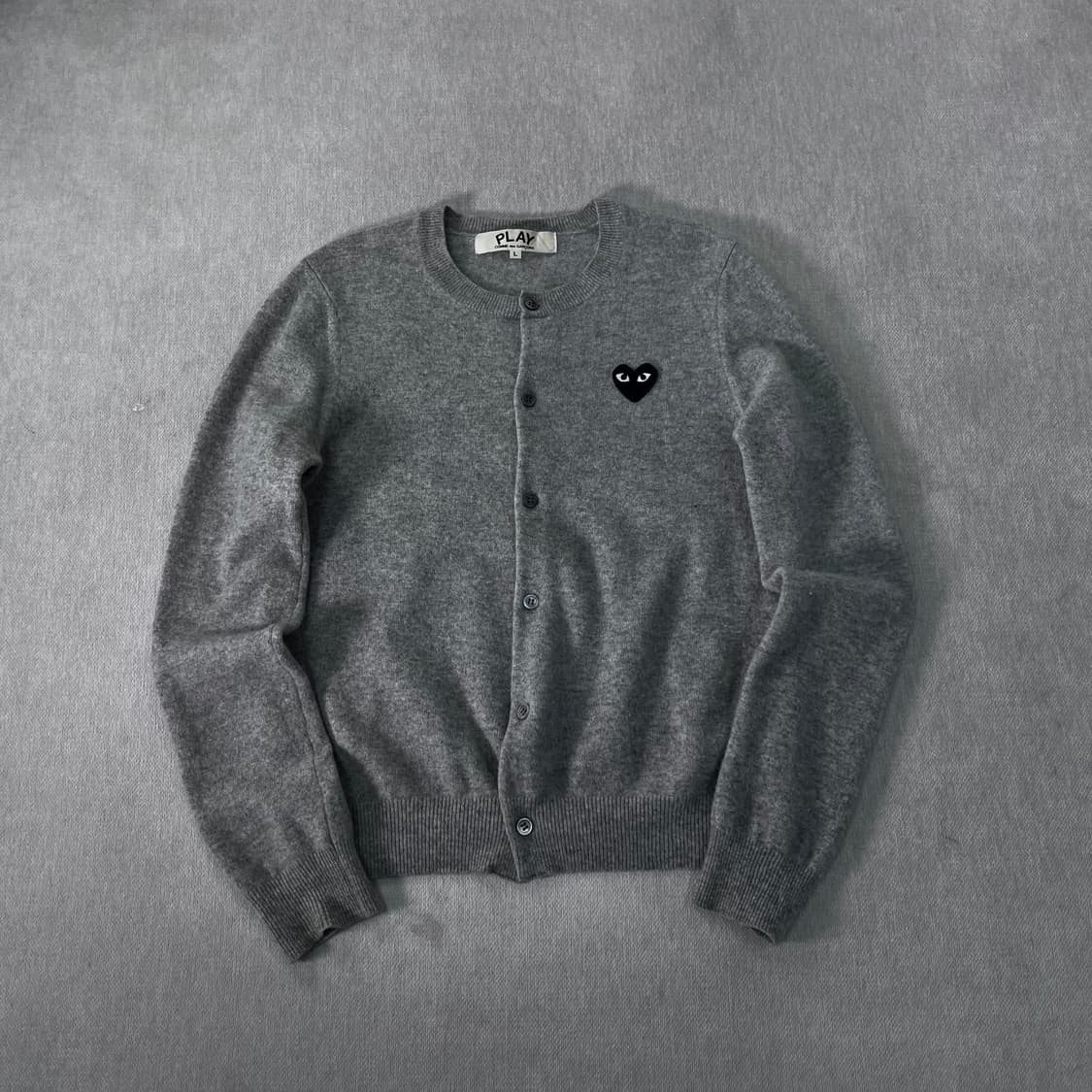 W 95 꼼데가르송 하트와펜 울 가디건 상품이미지1