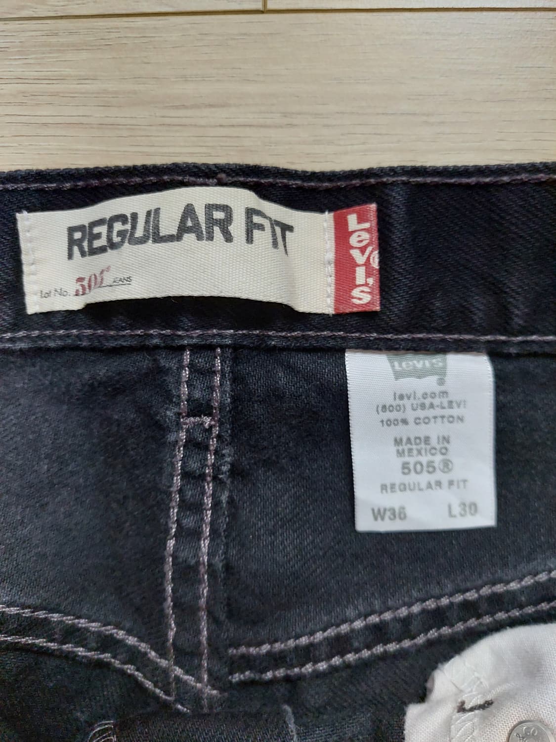 리바이스505 데님팬츠36사이즈 상품이미지4