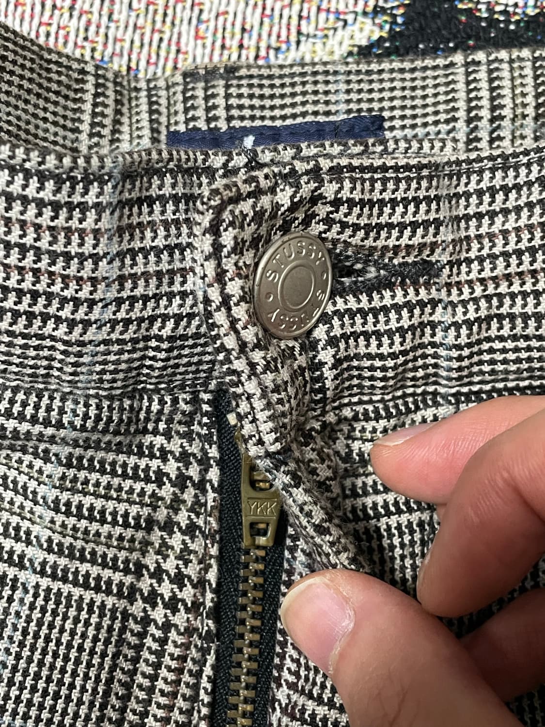 90s 스투시 하운드투스 패턴 팬츠  상품이미지3