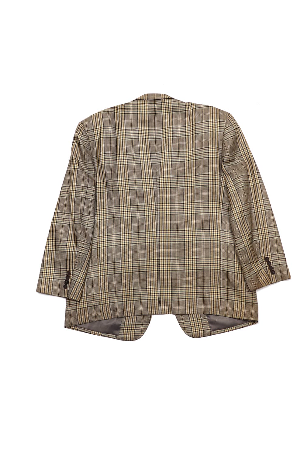 YSL pour homme 투버튼 빈티지 체크 블레이저 상품이미지2