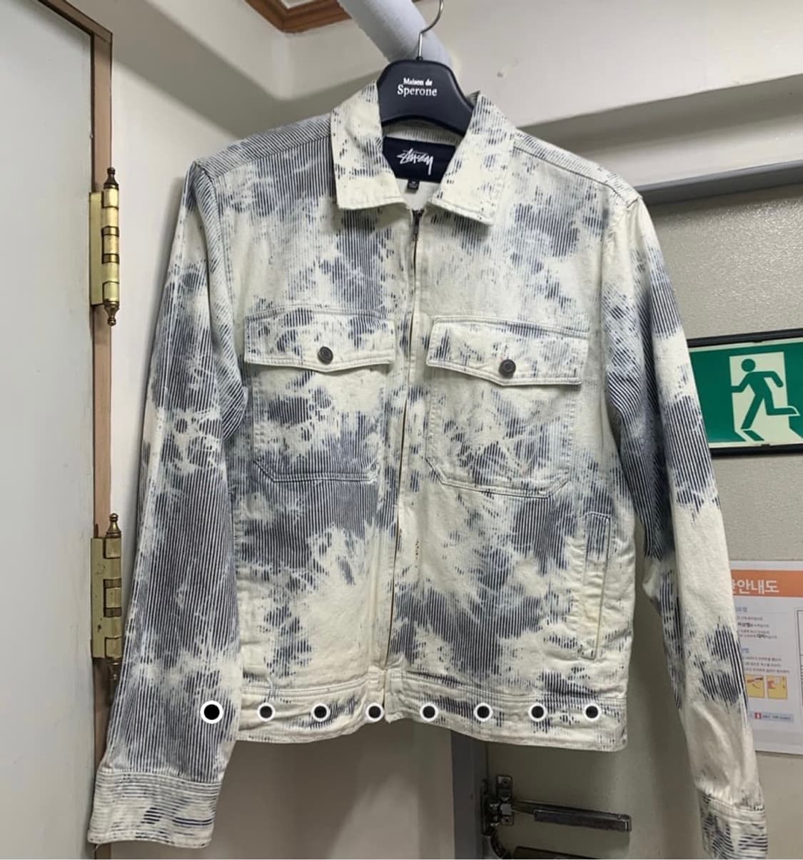 스투시 히코리 스트라이프 타이다이 데님 자켓 상품이미지1