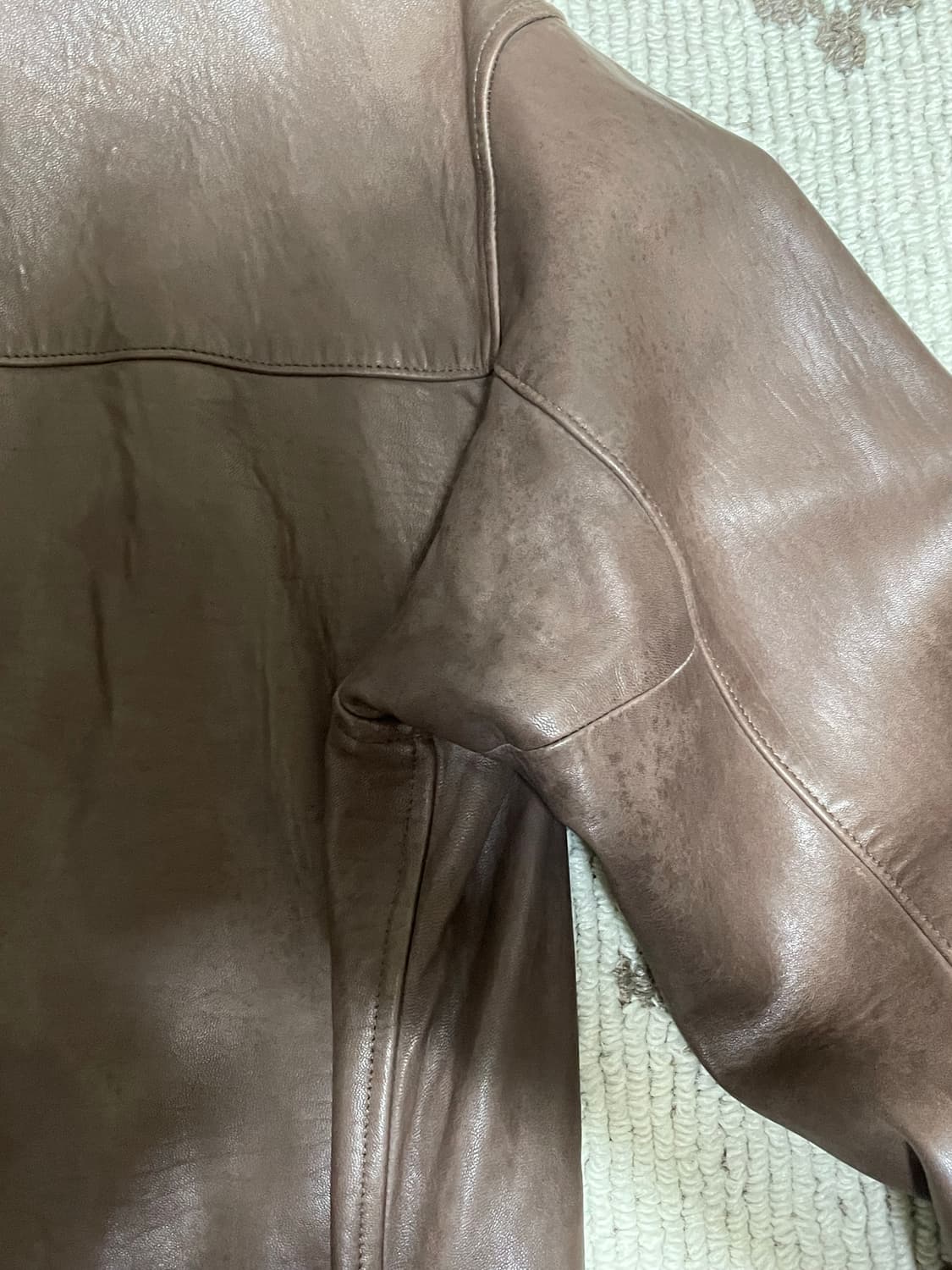 폴로 랄프로렌 00s 양가죽 자켓 상품이미지9