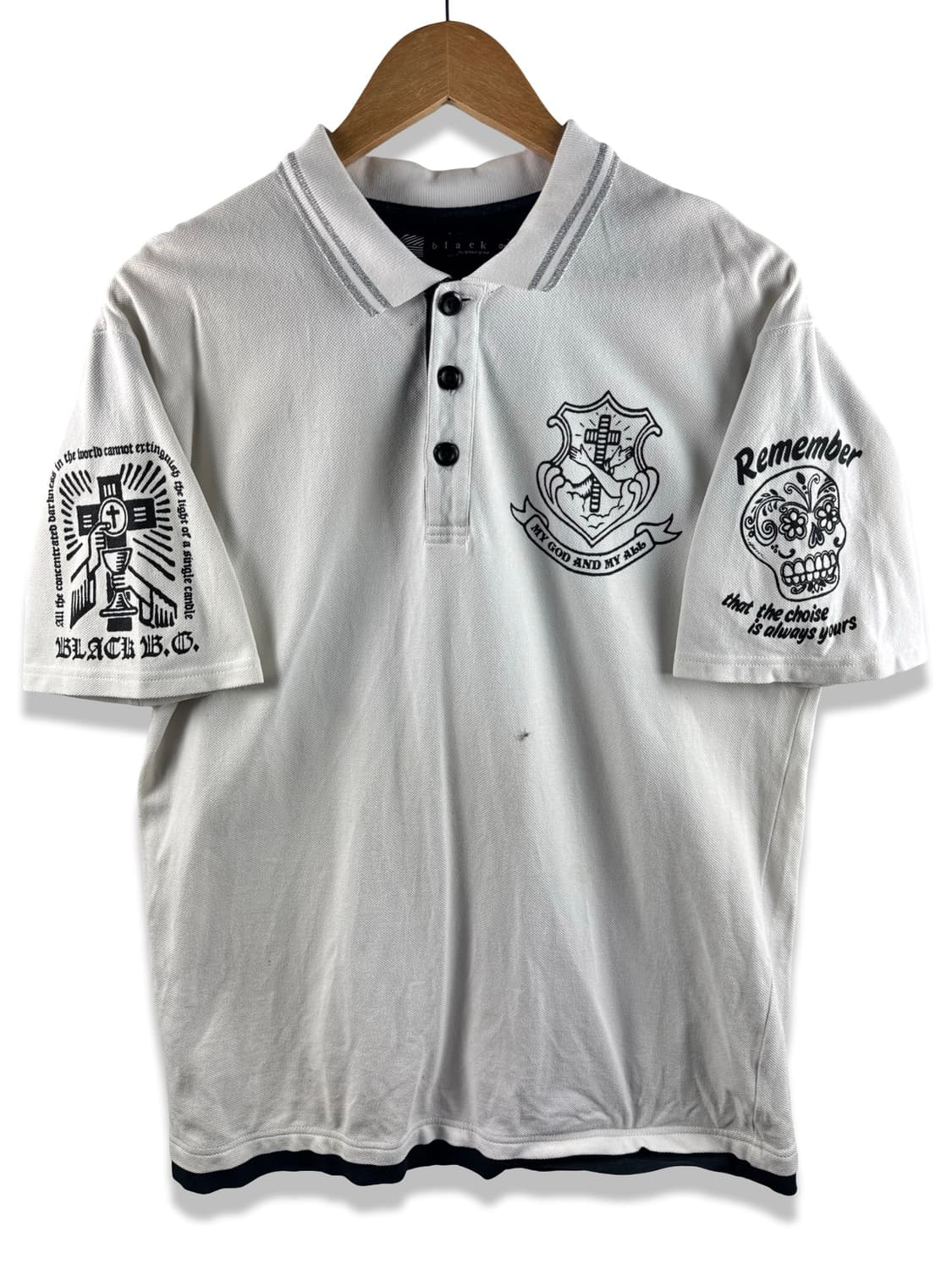 JPN Y2K 마리아 카라티셔츠2645 상품이미지1