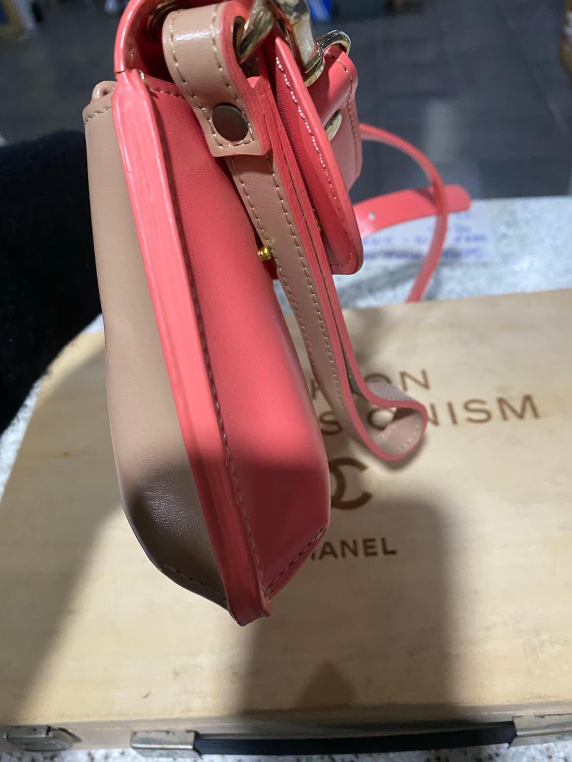 아틀리에 파크 미니 크로스백 코랄 핑크 상품이미지7