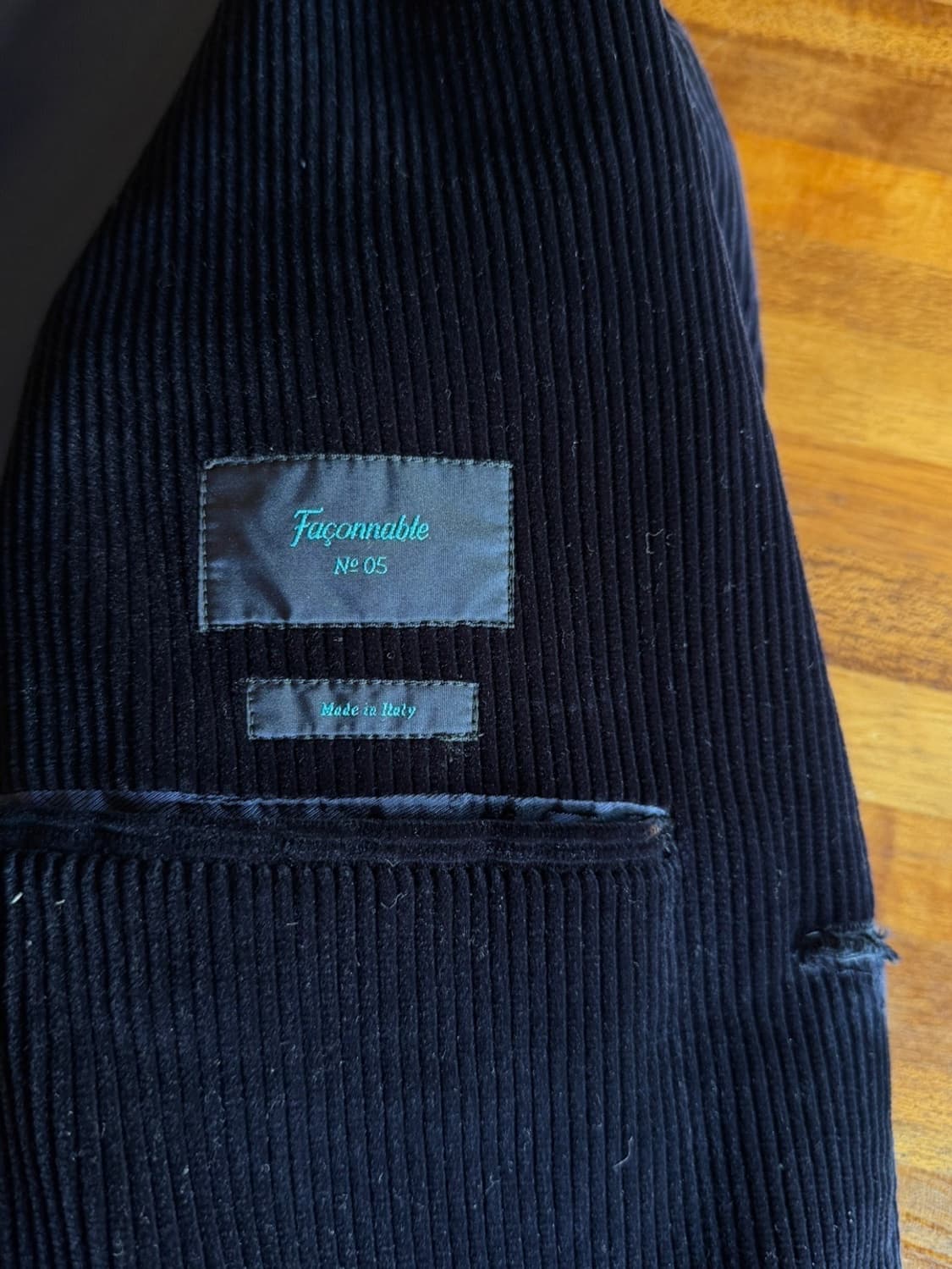 파쏘나블 코듀로이 자켓 105 상품이미지5