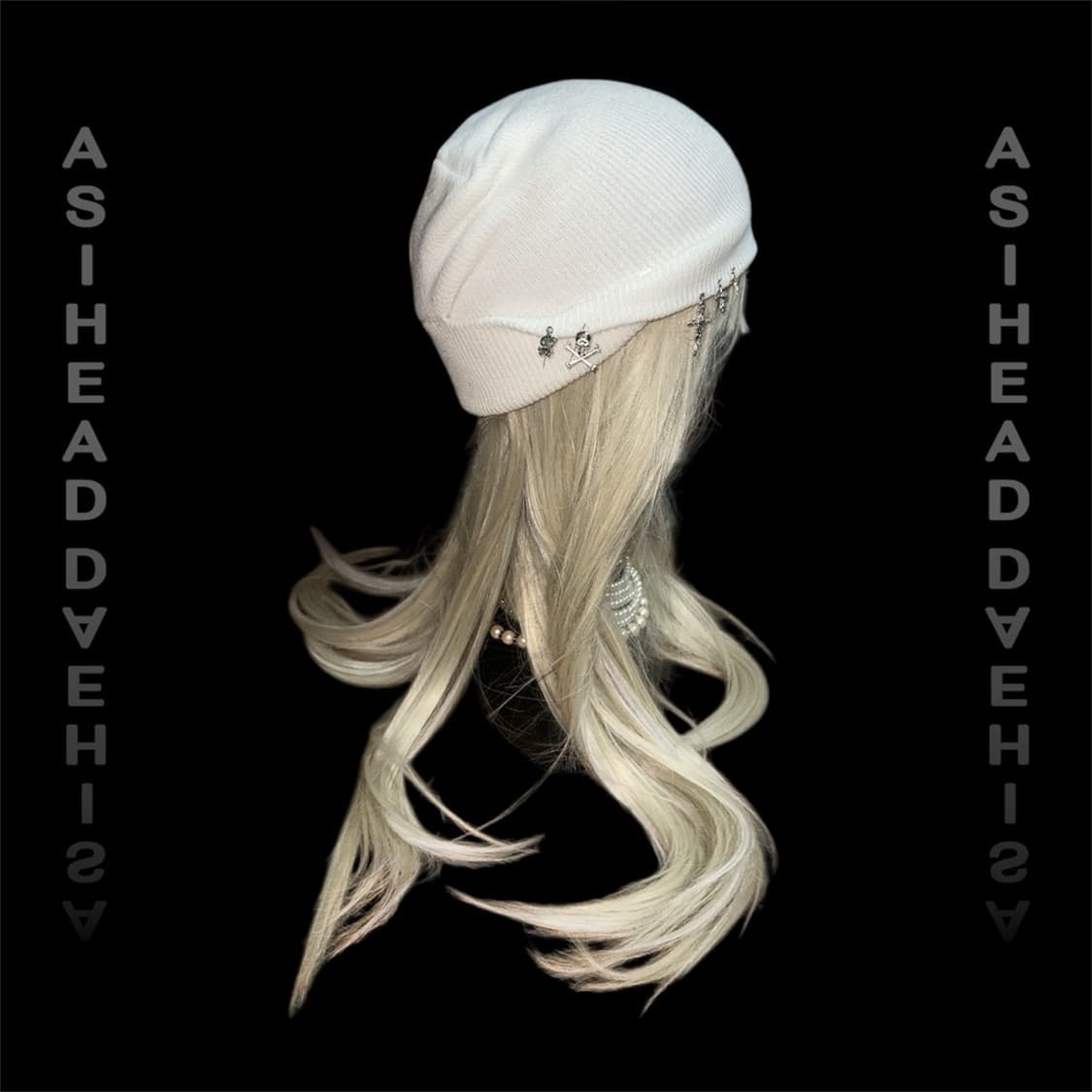 십자가 팬던트 핀턱 커스텀 숏 비니 상품이미지6