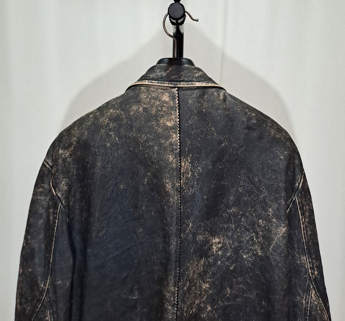 (새제품) 시리즈 빈티지 가죽자켓 110 B13 상품이미지7