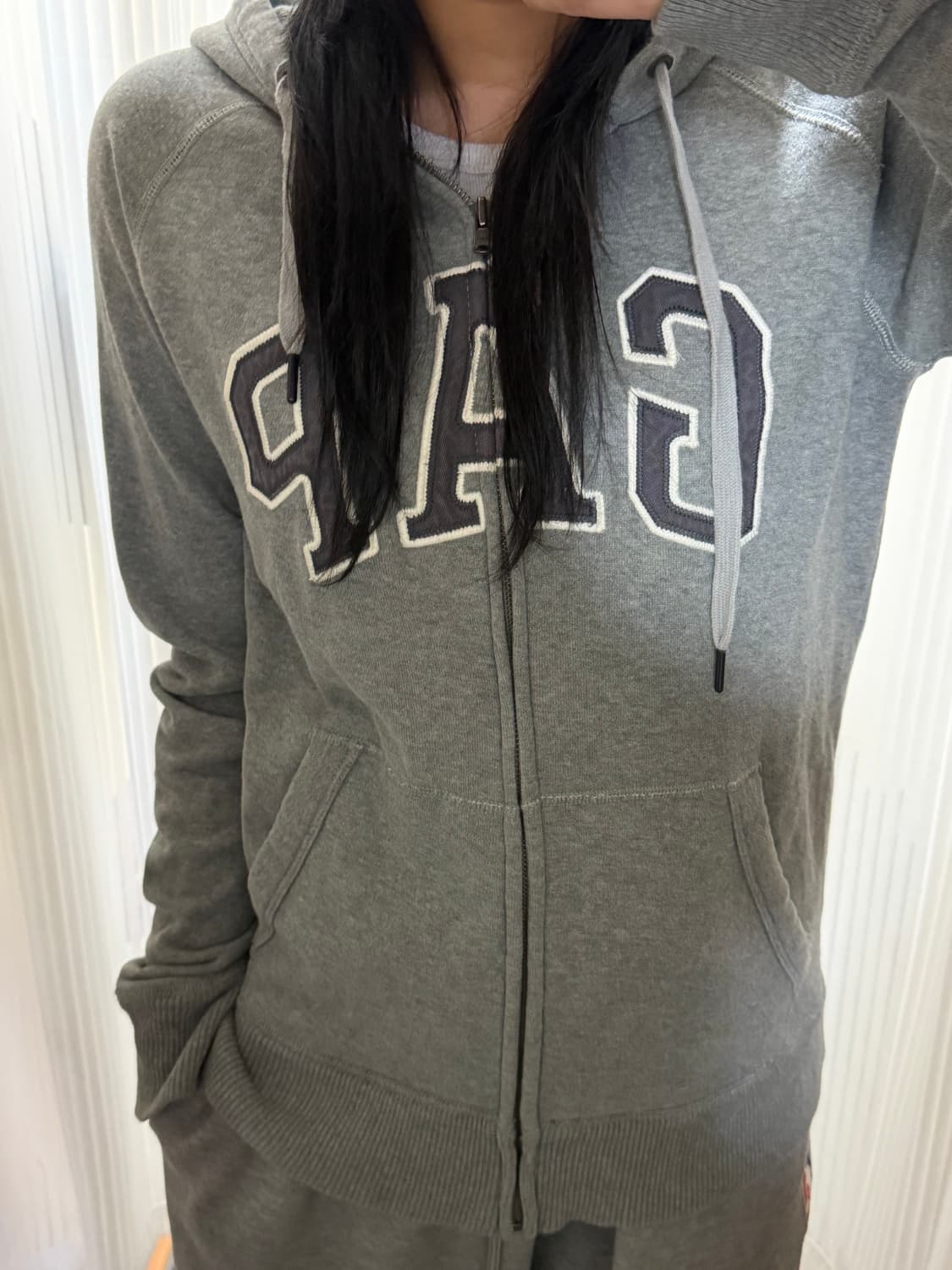 갭 그레이 후드집업 s 상품이미지1