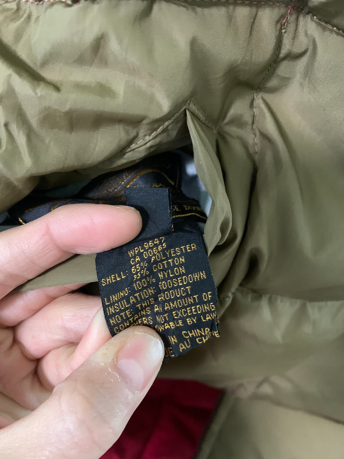 에디바우어 빈티지 리버시블 양면 구스다운 베스트 패딩 조끼 L 상품이미지3