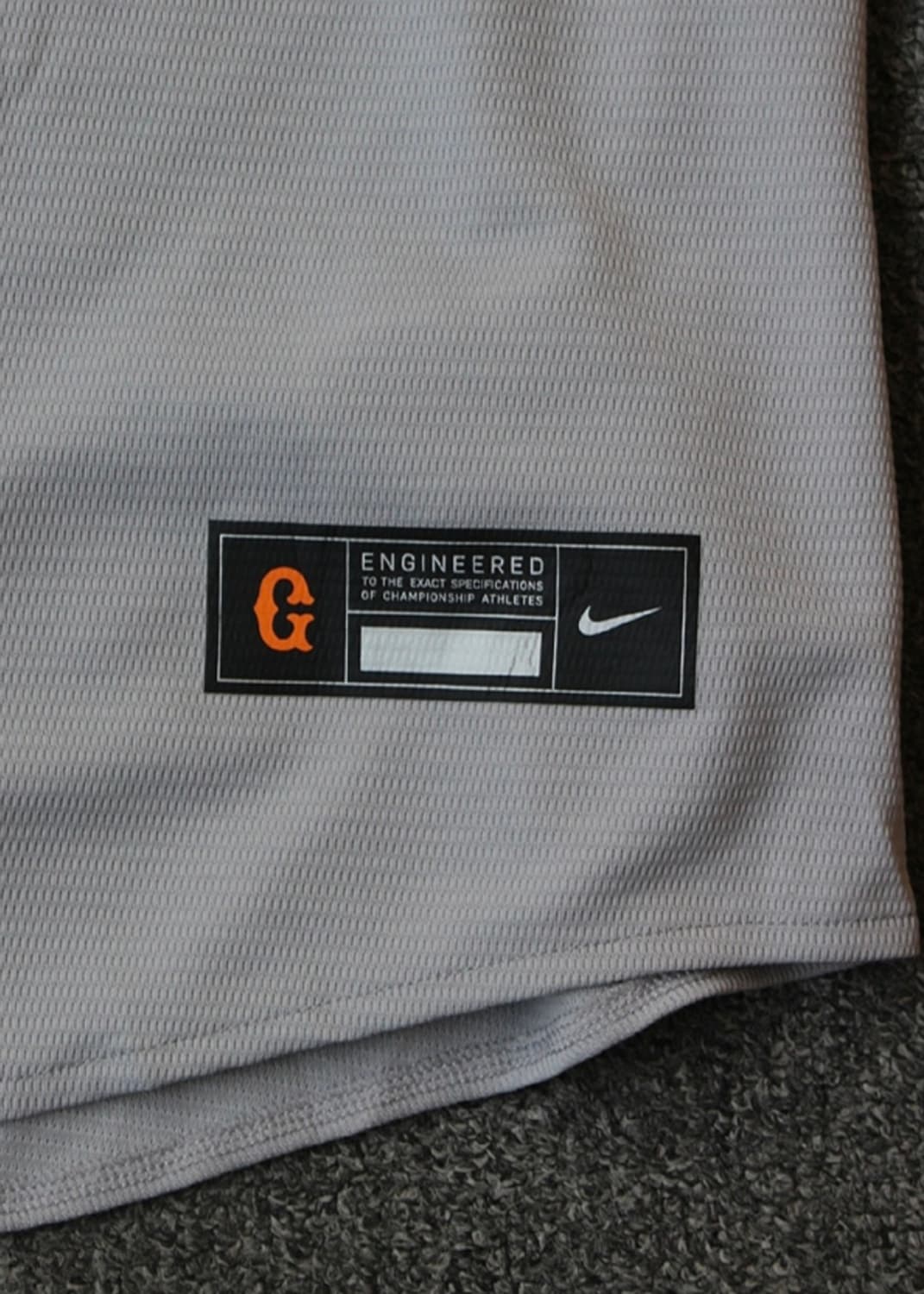 NIKE 자이언츠 베이스볼 져지 상품이미지5