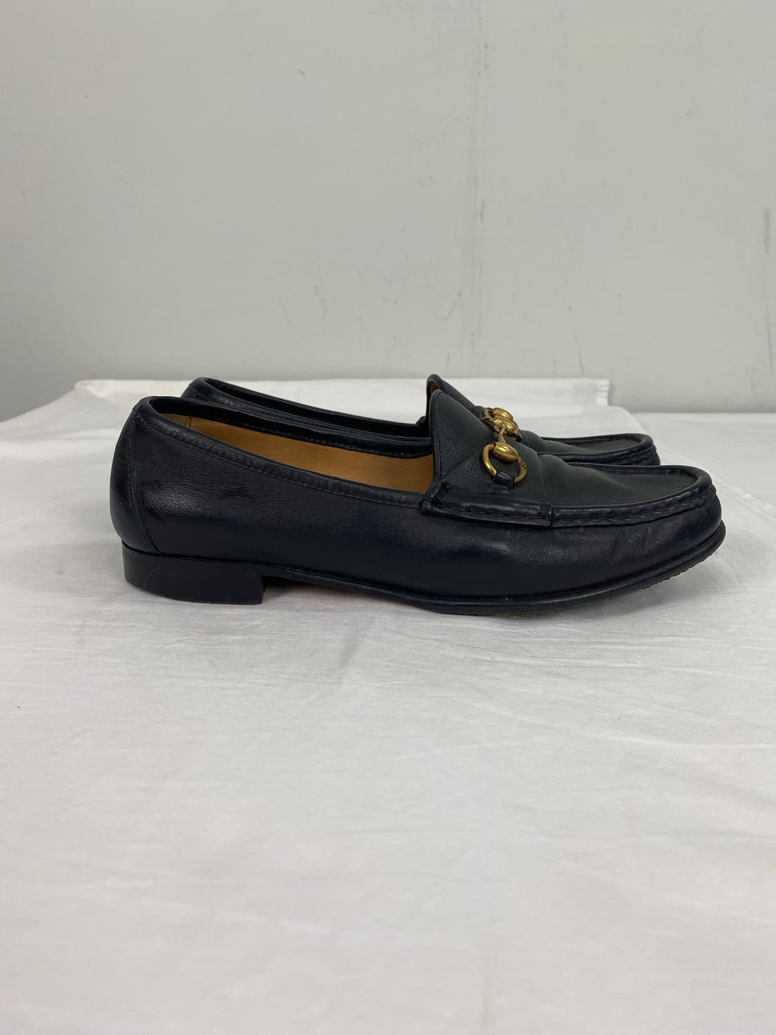 구찌 Gucci 레더 홀스빗 로퍼 37.5 상품이미지4