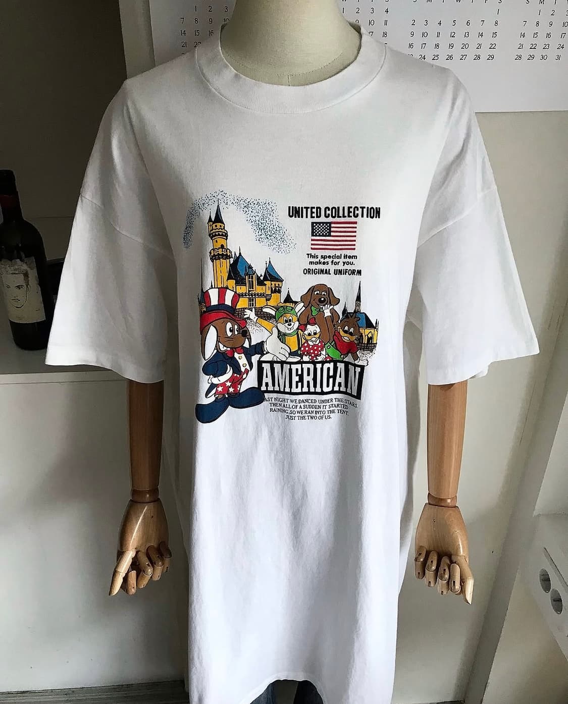 90s usa 프린팅 원피스 상품이미지1