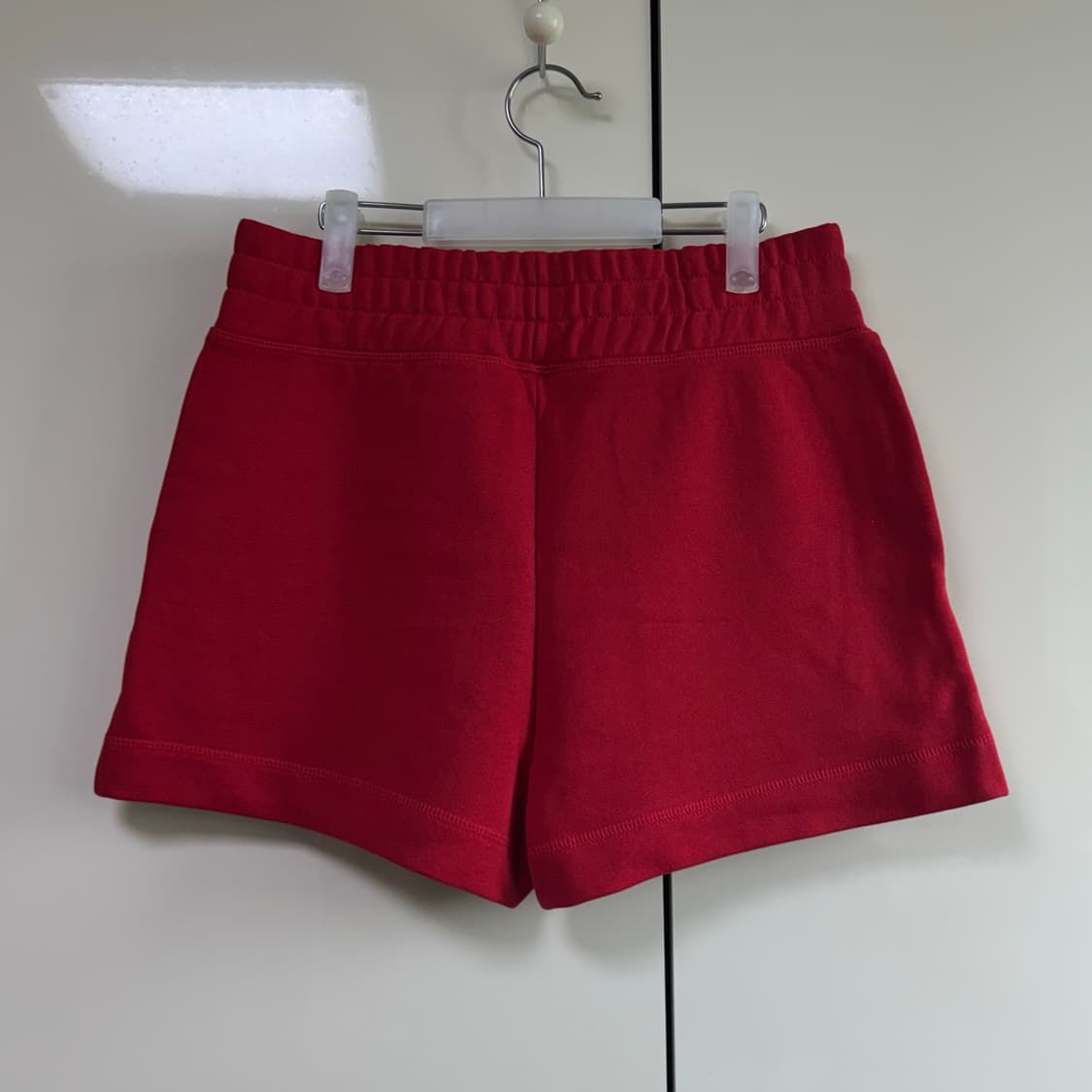 H&M 스웨트 쇼츠 레드 S 상품이미지3