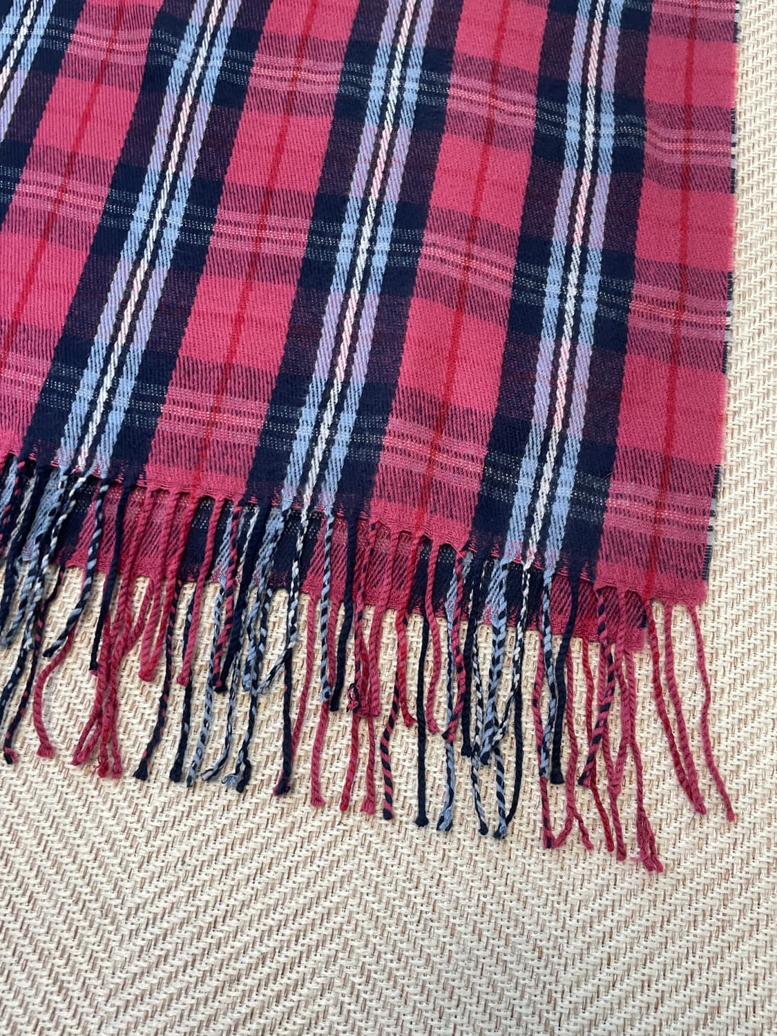 빈티지 클래식 체크  머플러  J03957 상품이미지3