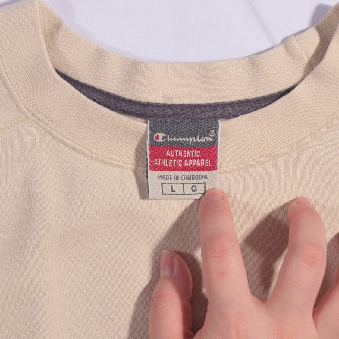 챔피온 엠보로고 맨투맨 B128 상품이미지2