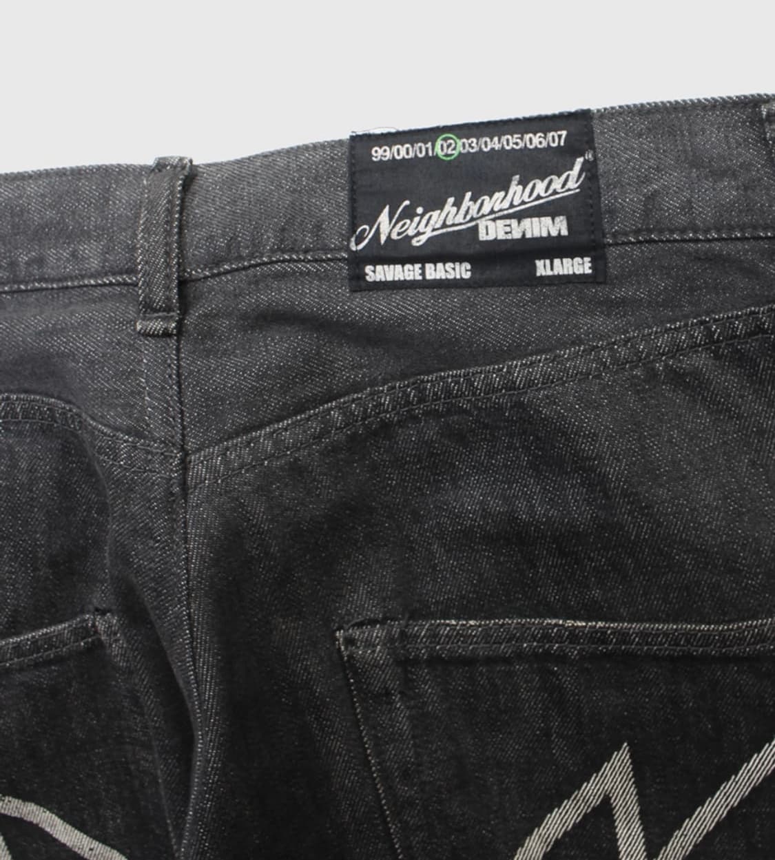 네이버후드 데미지드 셀비지진(XL) 상품이미지3