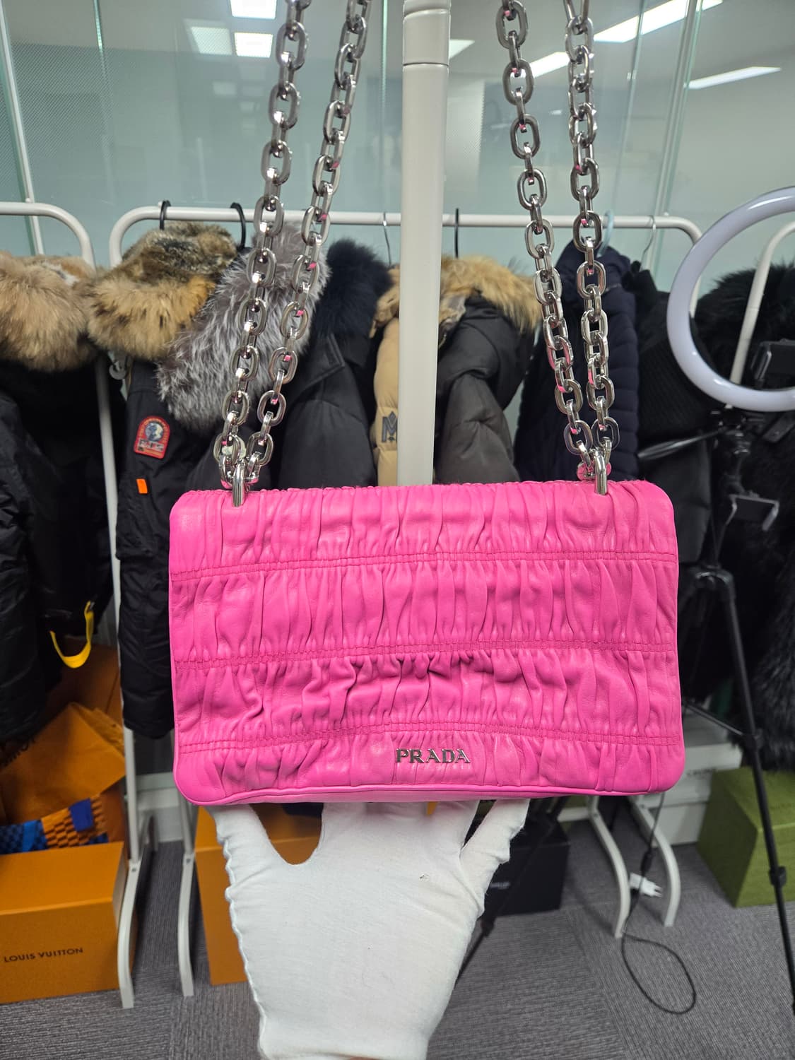 [특가][정품]프라다 고프레woc 체인백 상품이미지1