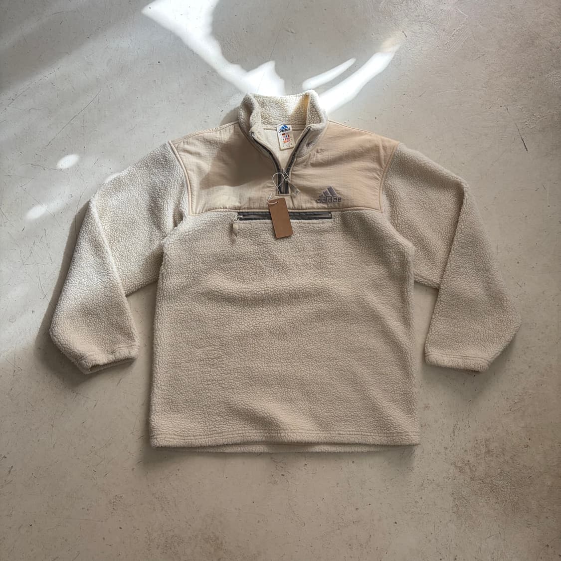 90s 아디다스 빈티지 하프집업 플리스 L 상품이미지1