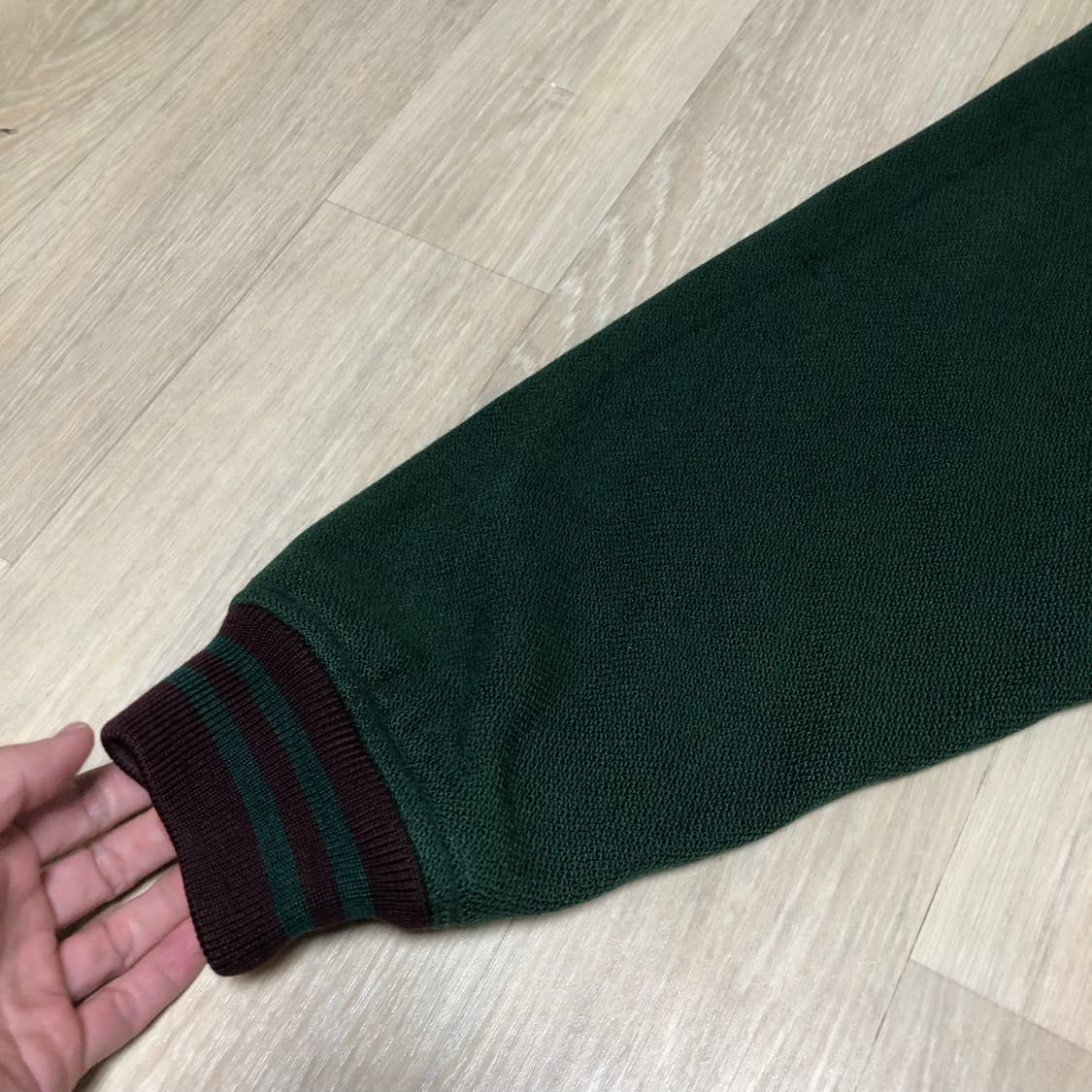 (L) 90's 폴로 랄프로렌 POLO 스크램블로고 스타디움 바시티 자켓 상품이미지2