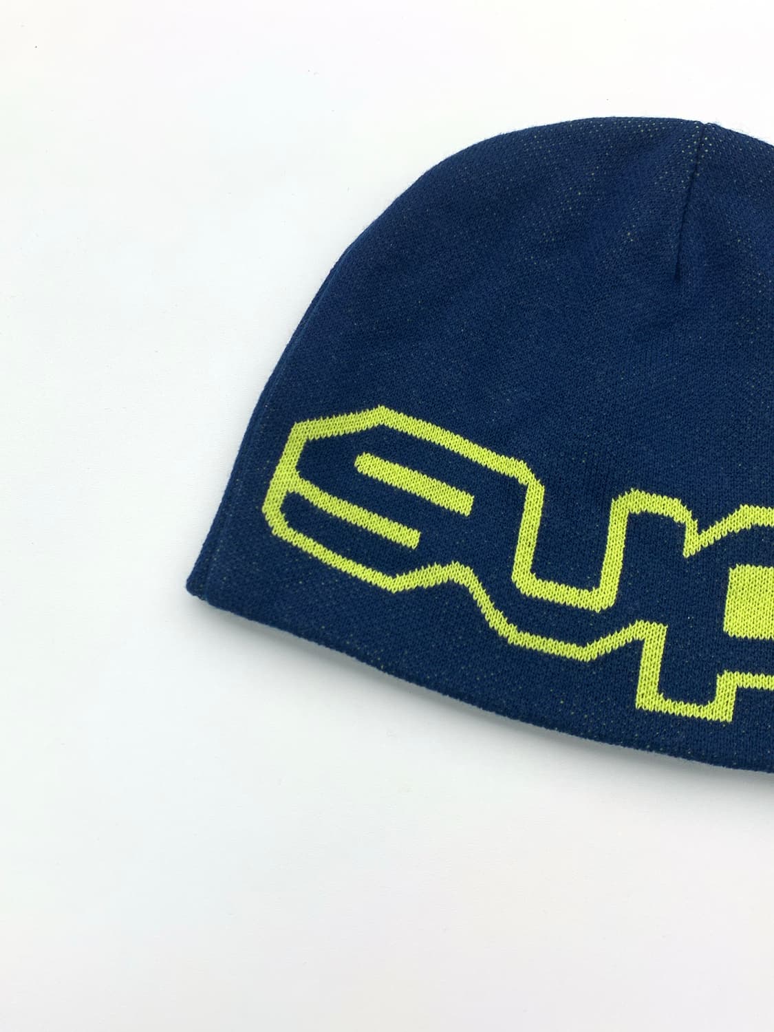 슈프림 21F/W 네이비 랩 로고 비니  상품이미지2