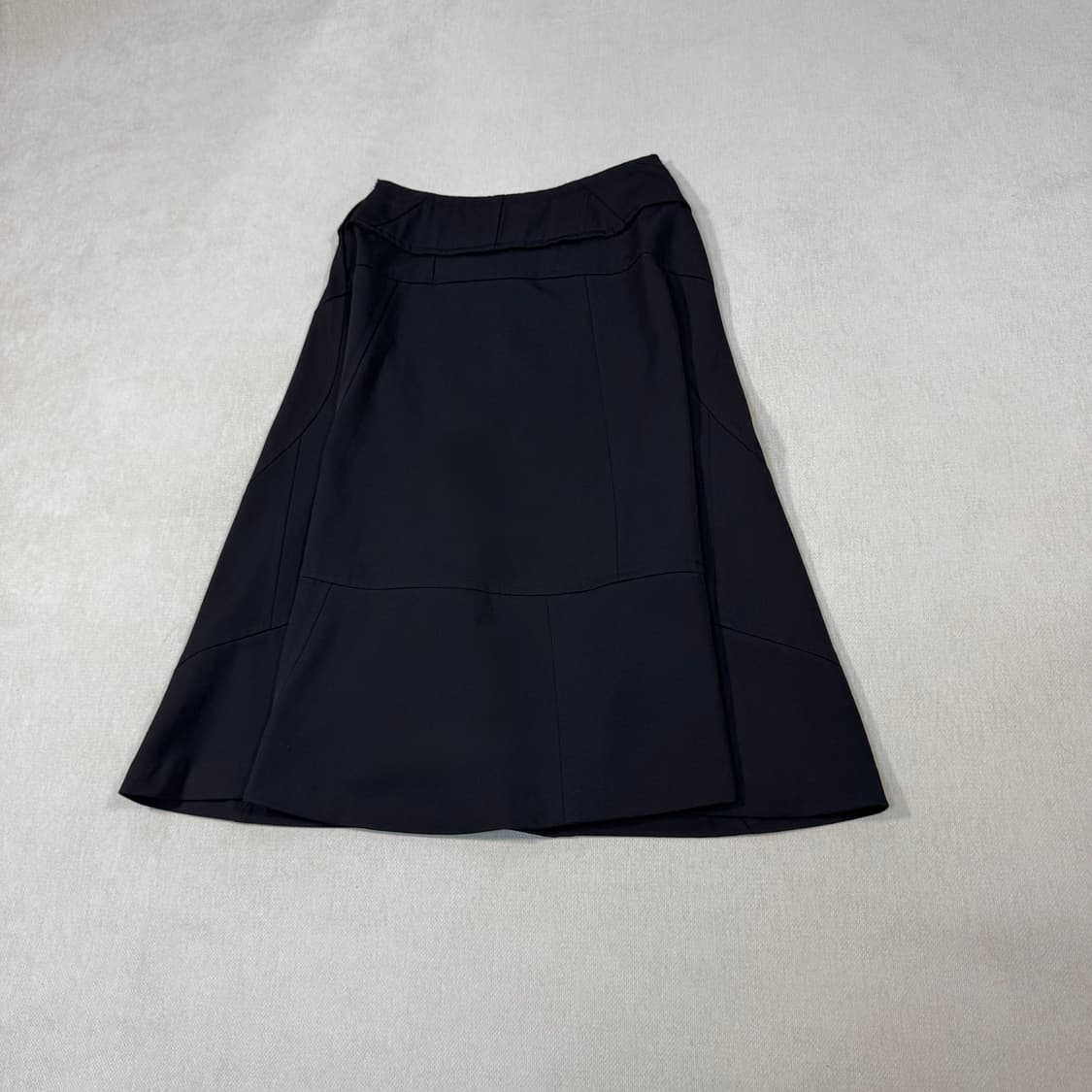 Flared Black Long Skirt 상품이미지4