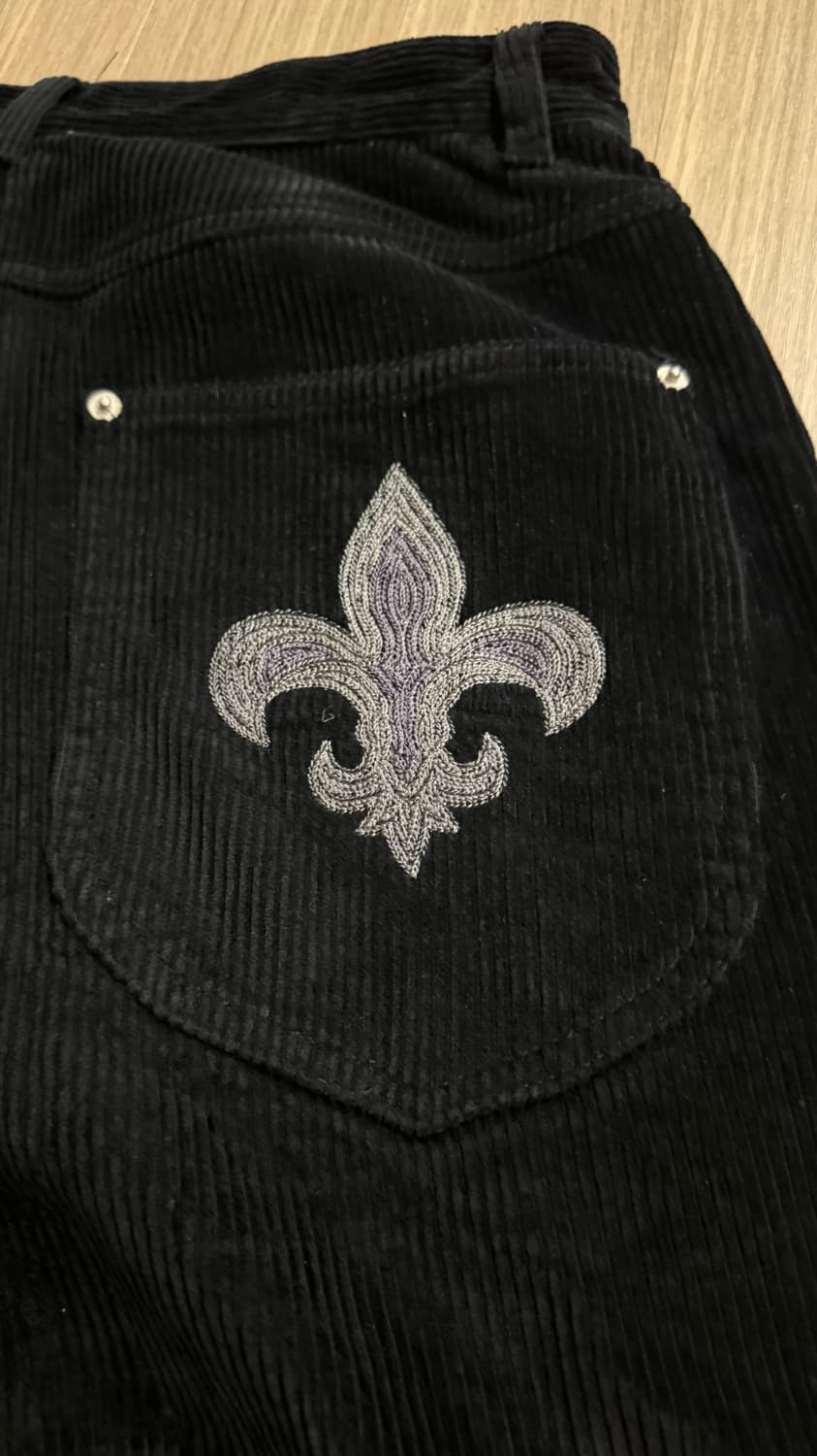 오가프 블랙 코듀로이 팬츠 1 상품이미지4