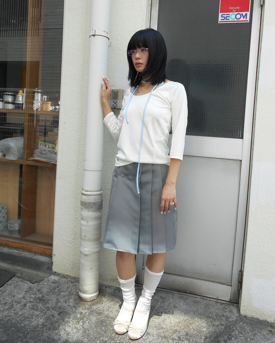 인오도르 투웨이 플리츠 랩 스커트  상품이미지3