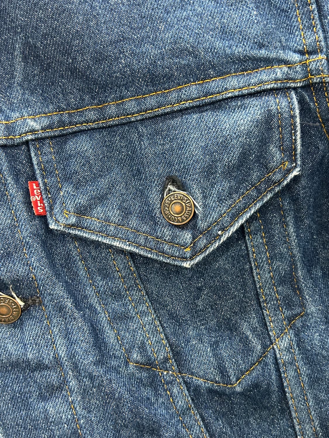 70-80s 리바이스 70505 데님 트러커 자켓 상품이미지3