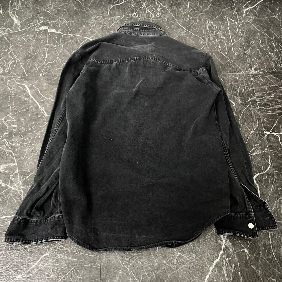 리바이스 흑청 웨스턴 데님 셔츠 상품이미지6