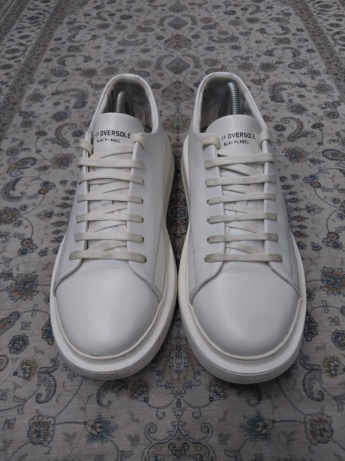 P-31 OVERSOLE 블랙라벨 화이트 스니커즈 상품이미지1