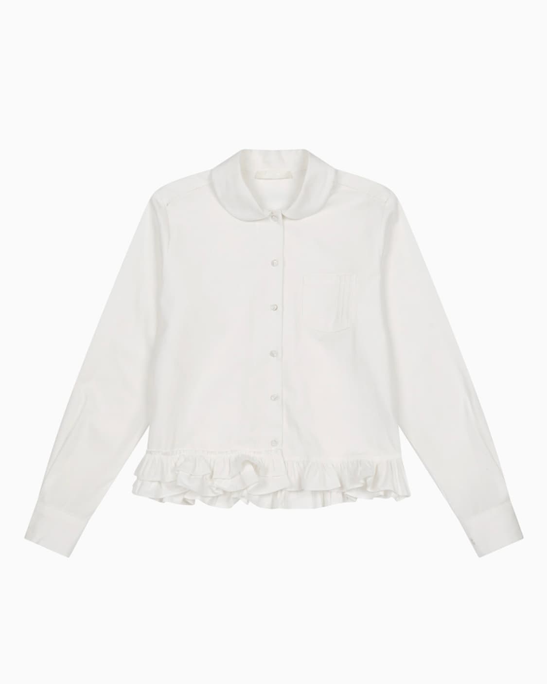 오헤시오 프릴 포켓 블라우스 상품이미지1