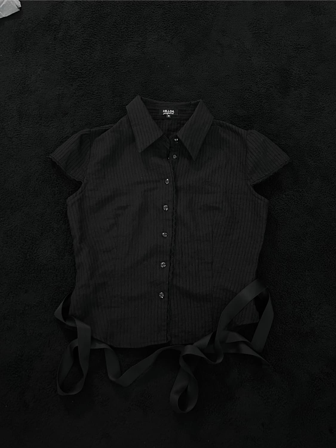 Hillda Lacy Bow Shirt 상품이미지1