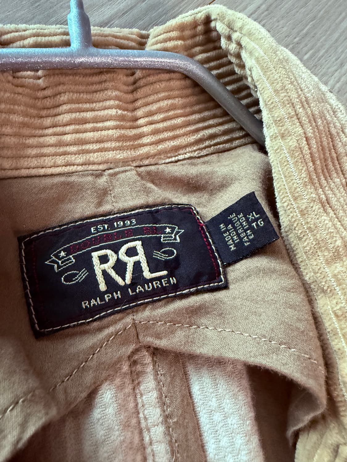 rrl 더블알엘 코듀로이 스웨이드 패치 자켓 xl 명작 상품이미지2