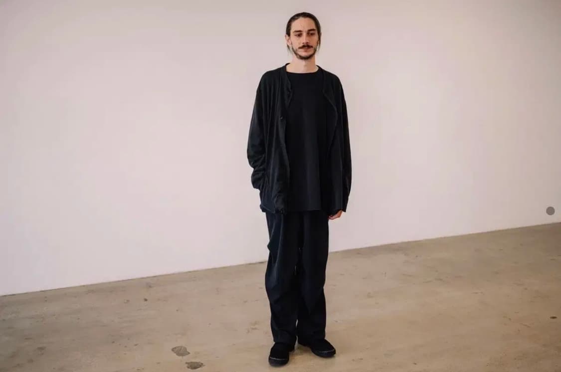 [2] 코모리 코튼 저지 스탠드 카라 자켓 상품이미지1