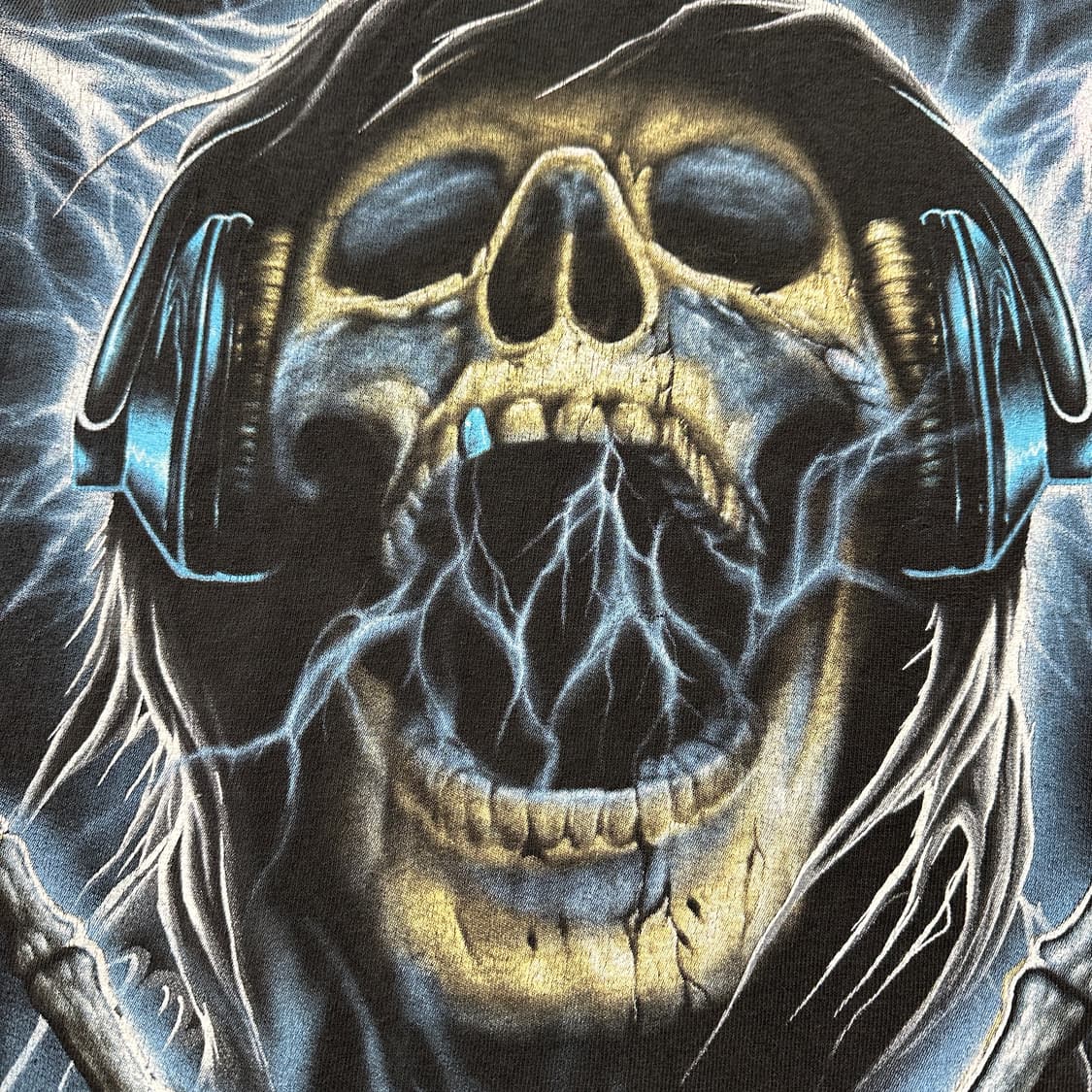 그림 리퍼 사신 스컬 티셔츠 XL 상품이미지4