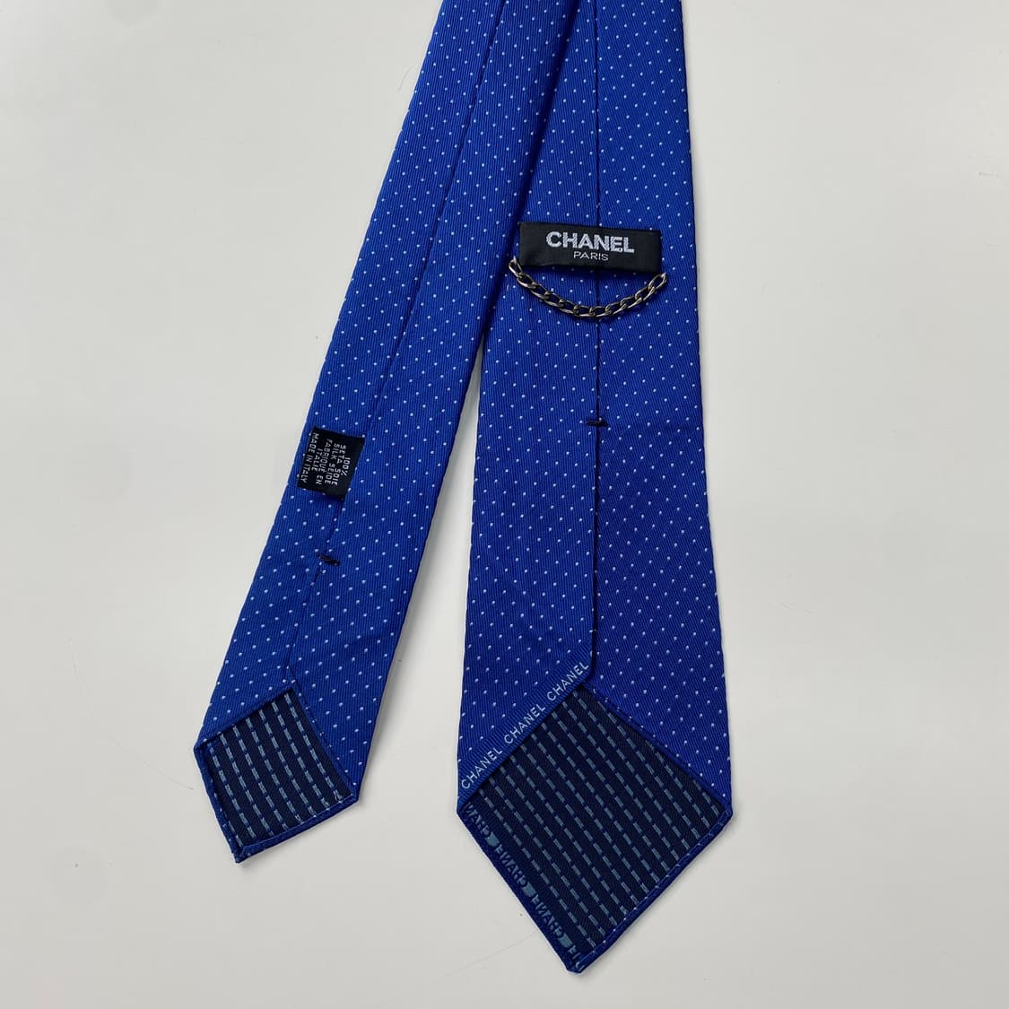샤넬(CHANEL) 영문로고 명품 정품 넥타이 상품이미지3