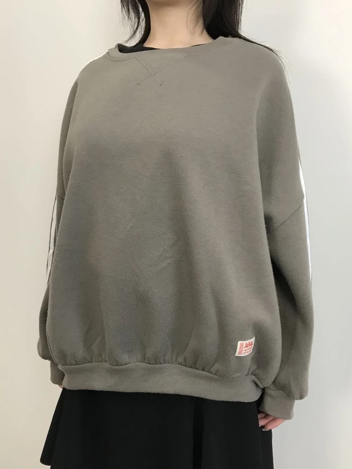 Java Side Stripe Sweatshirt Brown 상품이미지2