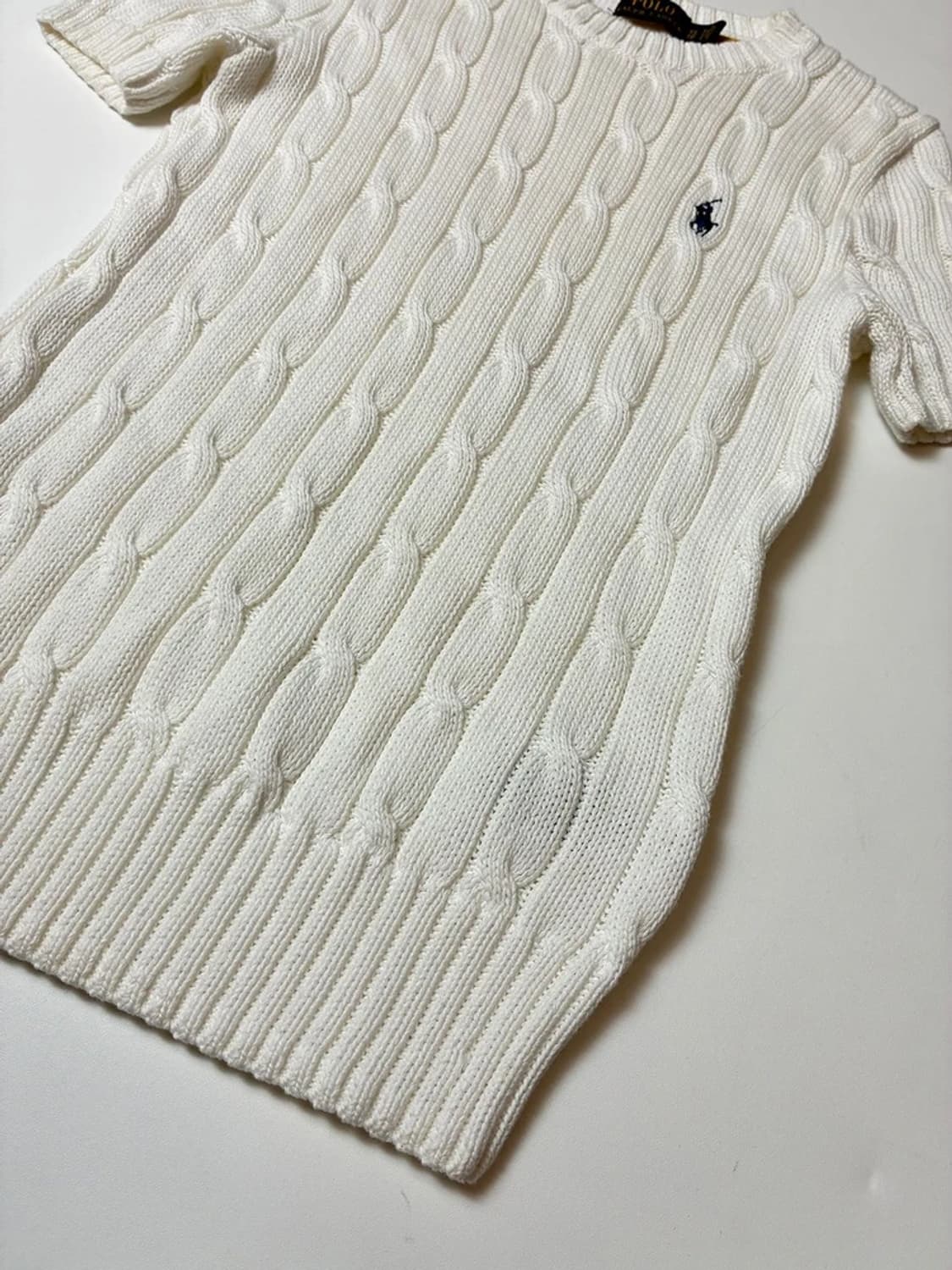 폴로 랄프로렌 큐알 신형 우먼스 반팔 니트 PN8624 상품이미지4