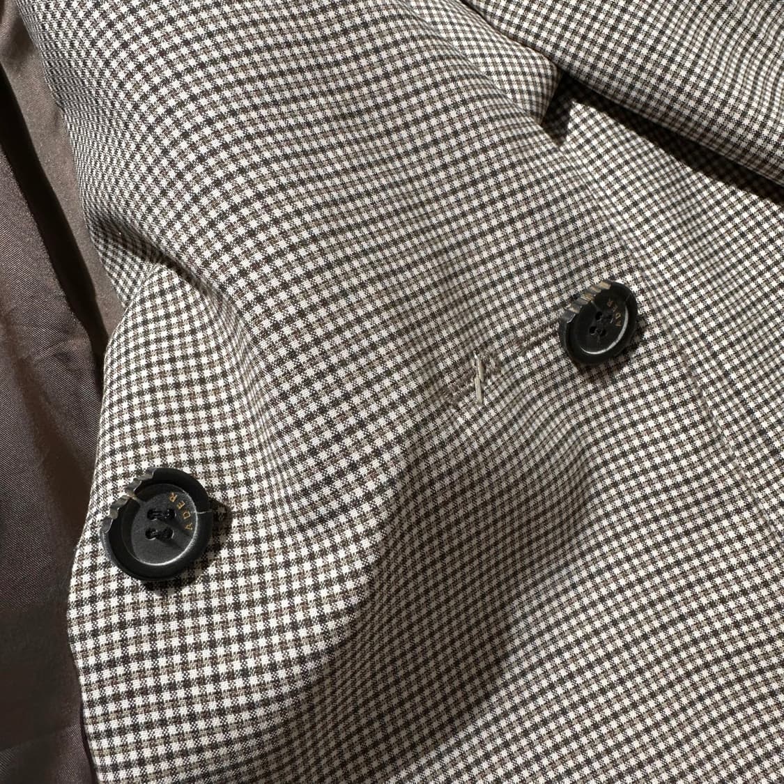 아더에러 델라그램 체크 더블 코트 상품이미지7